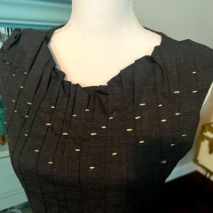 Hugo Boss Boss Wool Midi Gray Dress